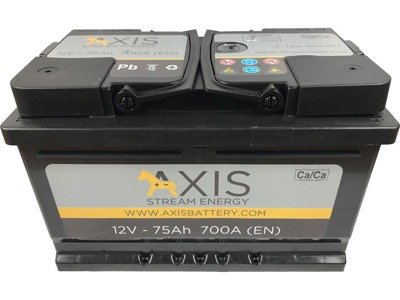 Akumulator AXIS 12V 75Ah 700A