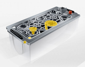 Technologia pokrywa labiryntowej w akumulatorze Varta Technologia pokrywa labiryntowej w akumulatorze Varta