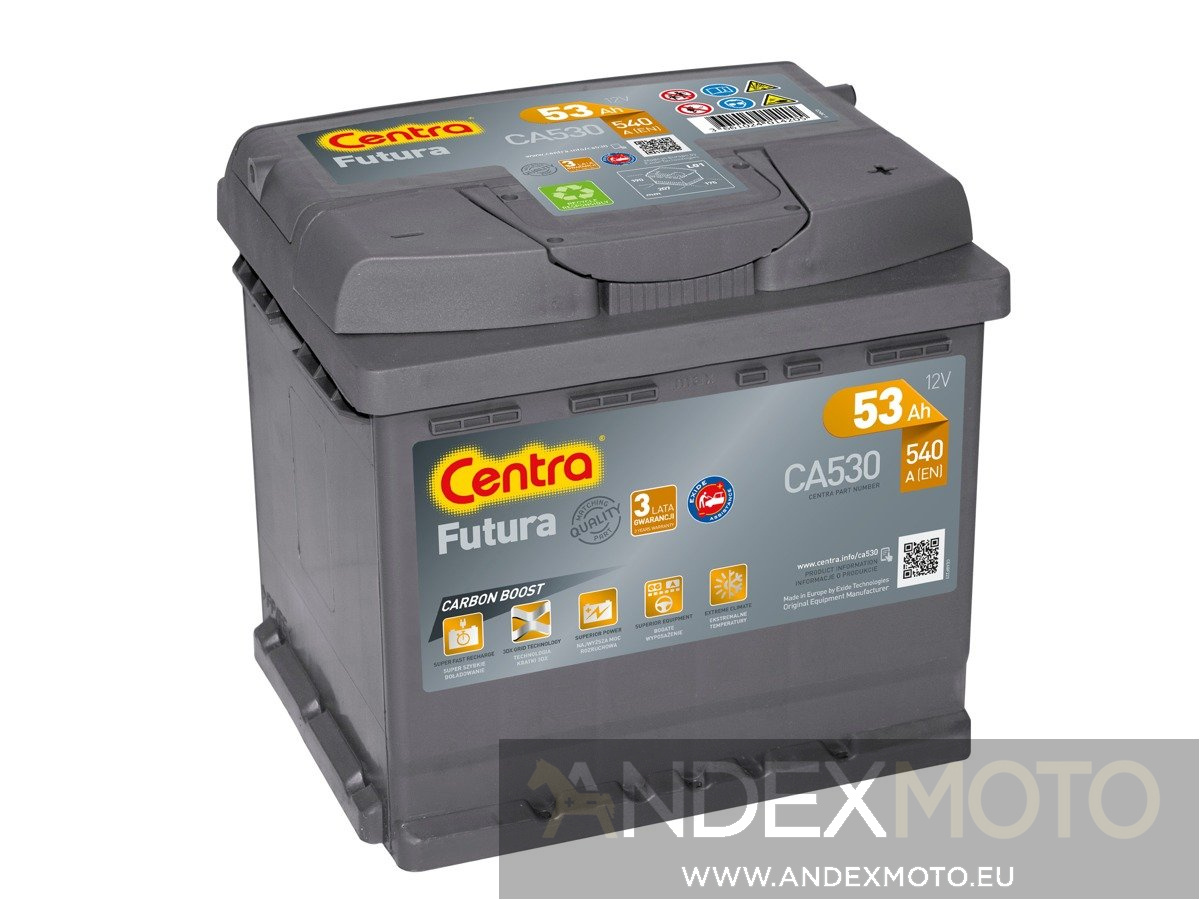 Akumulator 12V 53Ah CENTRA FUTURA CA530 C30 S5002 CAR