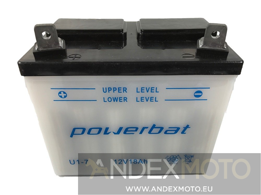 Battery 12 V 21 Ah POWERBAT U17 MOTOCYCLE BATTERIES \ POWERBAT