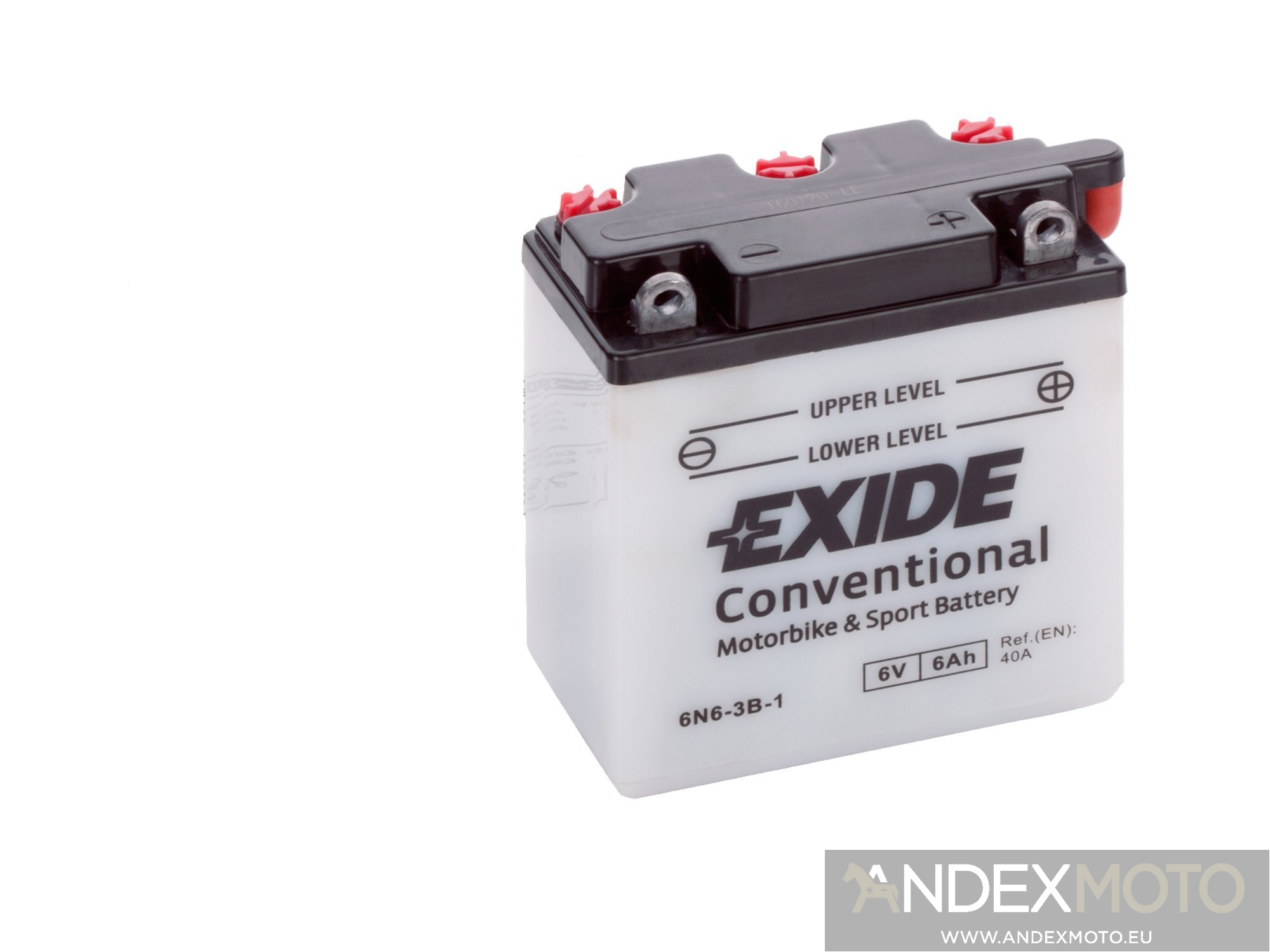 Battery 6V 6Ah 6N63B1 EXIDE BIKE MOTOCYCLE BATTERIES \ CONVENTIONAL