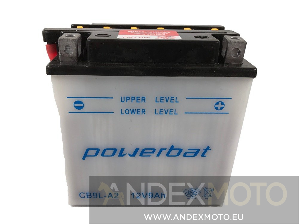 Battery 12 V  9 Ah POWERBAT CB9L-A2