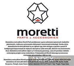 Akumulator AGM (I-Gel) MTX4L-BS 4Ah Moretti