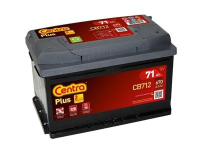 Akumulator 12V 71Ah CENTRA PLUS CB712 S4007 E43