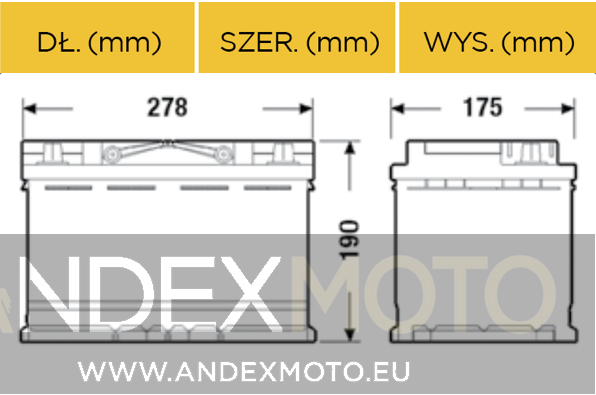 Akumulator 12V 70Ah CENTRA START-STOP EFB CL700