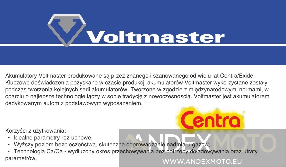 Akumulator 12V 80Ah VOLTMASTER 58008