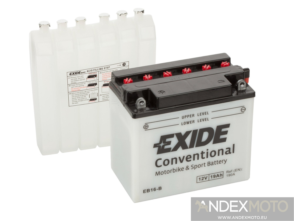 Akumulator EXIDE EB16-B YB16-B CB16-B 19Ah