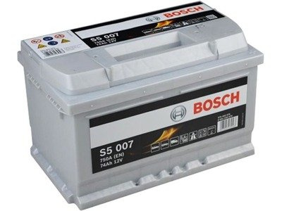 Akumulator 12V 74Ah BOSCH S5 CA722 S5007 E38 S4007