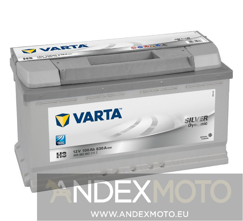 Akumulator 12V 100Ah H3 VARTA Silver CA1000 S5010