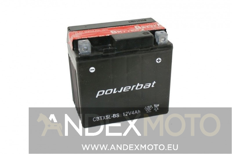 Akumulator Powerbat 4Ah CBTX5L-BS YTX5L-BS ETX5L-B
