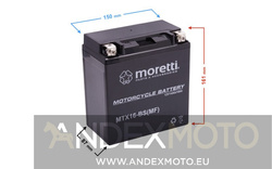 Akumulator AGM (Gel) MTX16 14 Ah Moretti
