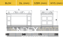 Akumulator 12V 120Ah CENTRA PowerPRO CF1202