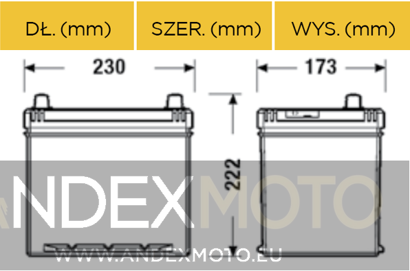 Akumulator 12V 60Ah CENTRA START-STOP EFB CL604