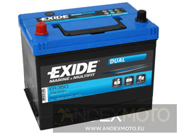 Akumulator 12V 80Ah EXIDE DUAL ER350