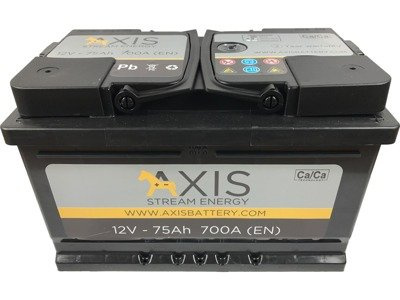 Akumulator AXIS 12V 75Ah 700A