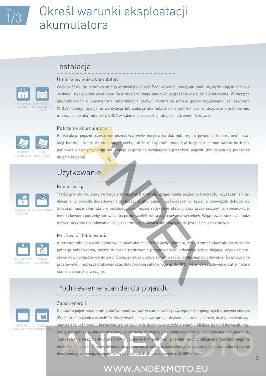 Akumulator 12V 56Ah EXIDE EQUIPMENT GEL ES650