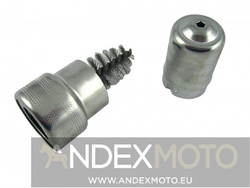 Szczotka obrotowa do czyszczenia klem i słupków