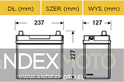 Akumulator 12V 45Ah S4022 BOSCH S4