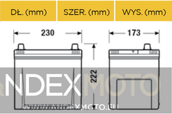 Akumulator 12V 65Ah CENTRA FUTURA CARBON CA654