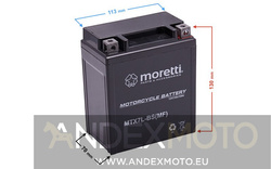 Akumulator AGM (Gel) MTX7L-BS 7 Ah Moretti