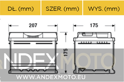 Akumulator 12V 41Ah VOLTMASTER 54317