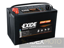 Akumulator 12V 100Ah EXIDE START AGM EM1100 