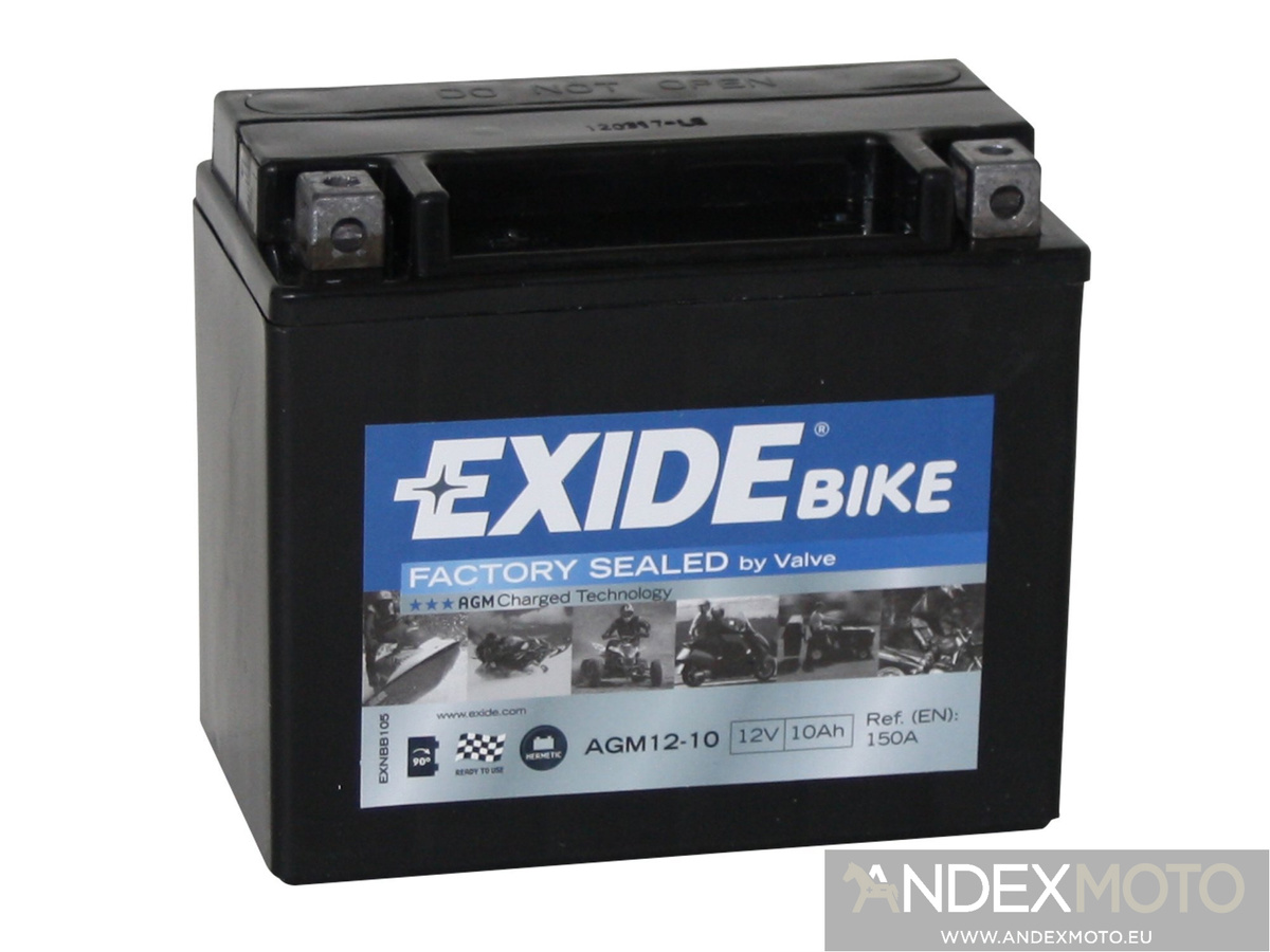 Battery 12V  10Ah AGM12-10 EXIDE 