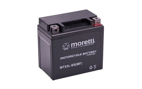 Akumulator AGM (Gel) MTX5L-BS 5 Ah  Moretti