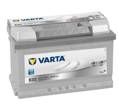 Akumulator 12V 74Ah E38 VARTA Silver