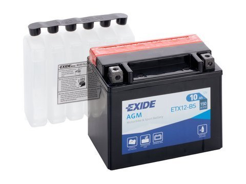 Akumulator EXIDE ETX12-BS YTX12-BS CBTX12-BS 10Ah