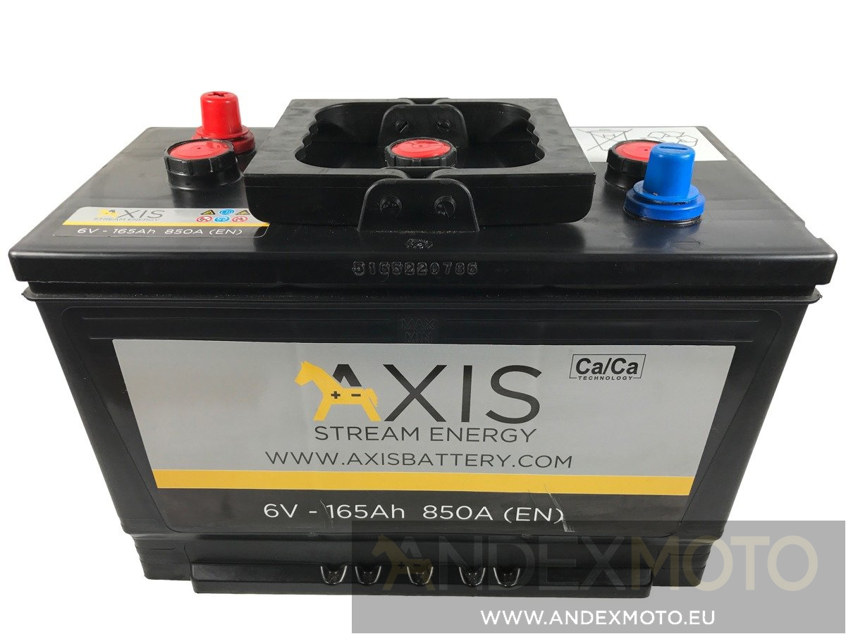 Akumulator AXIS 6V 165Ah 850A ciągnik AGRO traktor