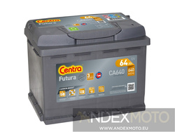 Akumulator 12V  64Ah CENTRA FUTURA CARBON CA640