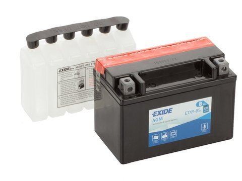 Battery 12V   8Ah YTX9-BS EXIDE