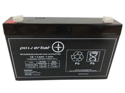 Battery 6 V   7  Ah VRLA