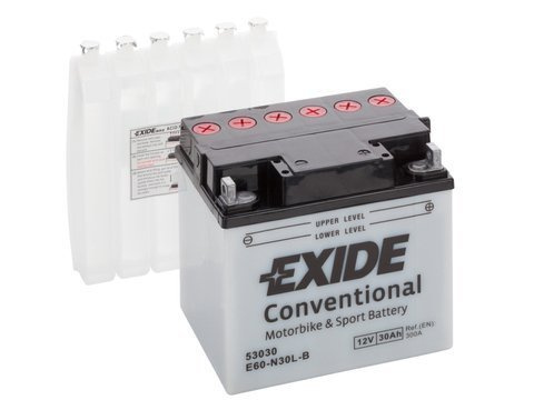 Battery 12V 30Ah E60-N30L-A EXIDE Bike