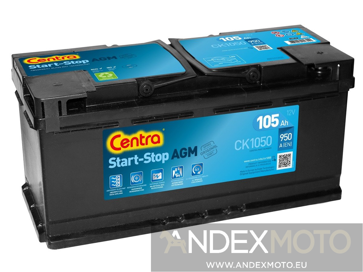 Akumulator 105Ah START-STOP AGM CK1050 H15 S6015