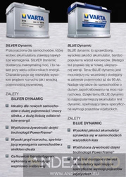 Akumulator 12V 72Ah E43 VARTA Blue