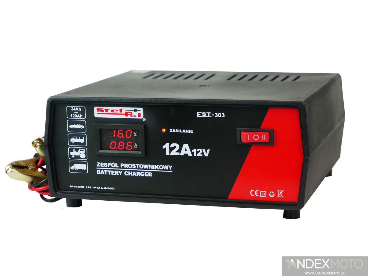 Prostownik EST-303 12V/12A