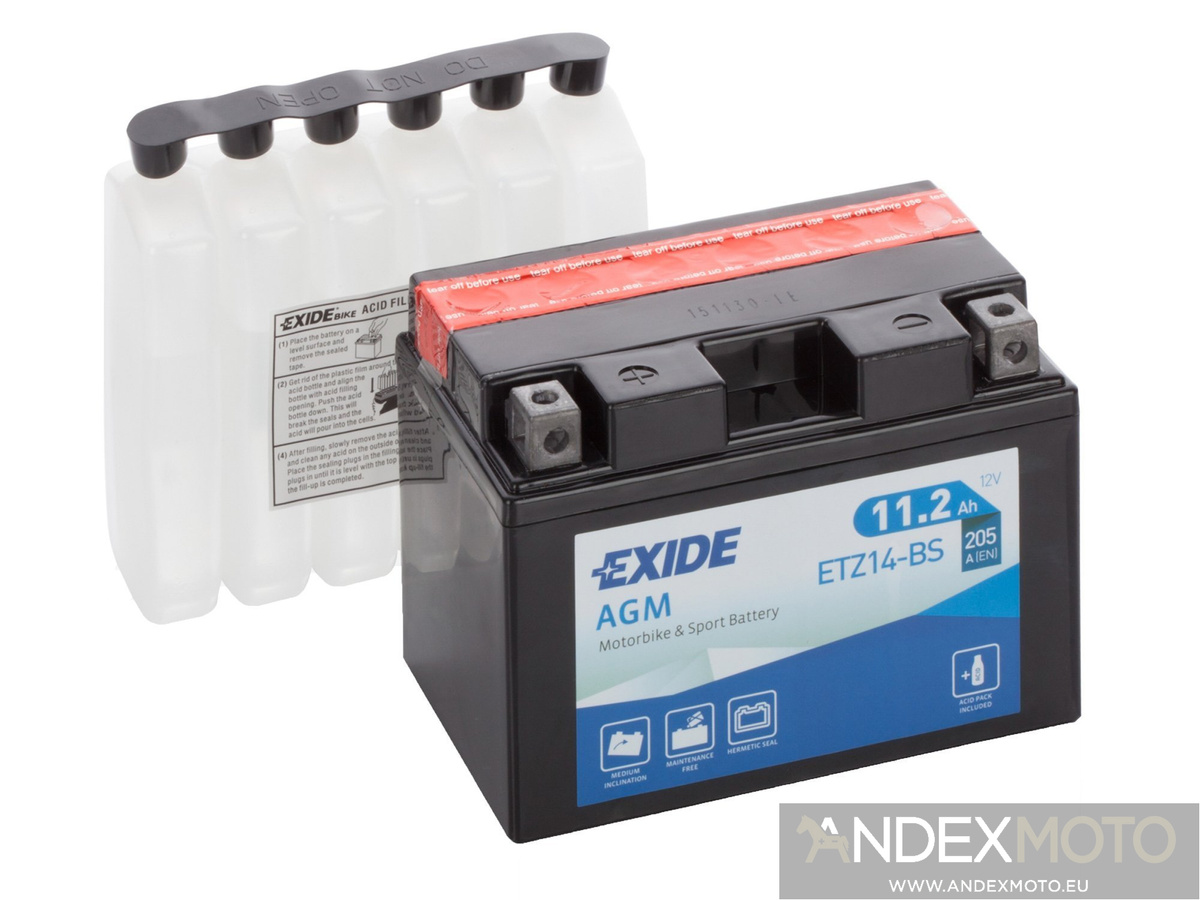 Akumulator EXIDE ETZ14-BS YTZ14-BS CTZ14-BS 11,2Ah