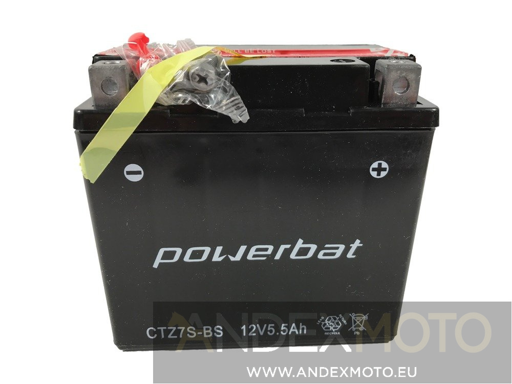 Battery 12 V 6 Ah POWERBAT CTZ7S-BS (CTZ7S)