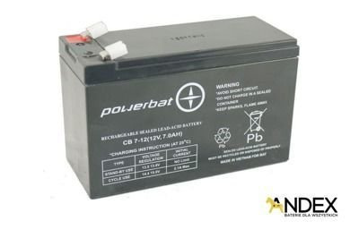 Battery 12 V   7  Ah VRLA