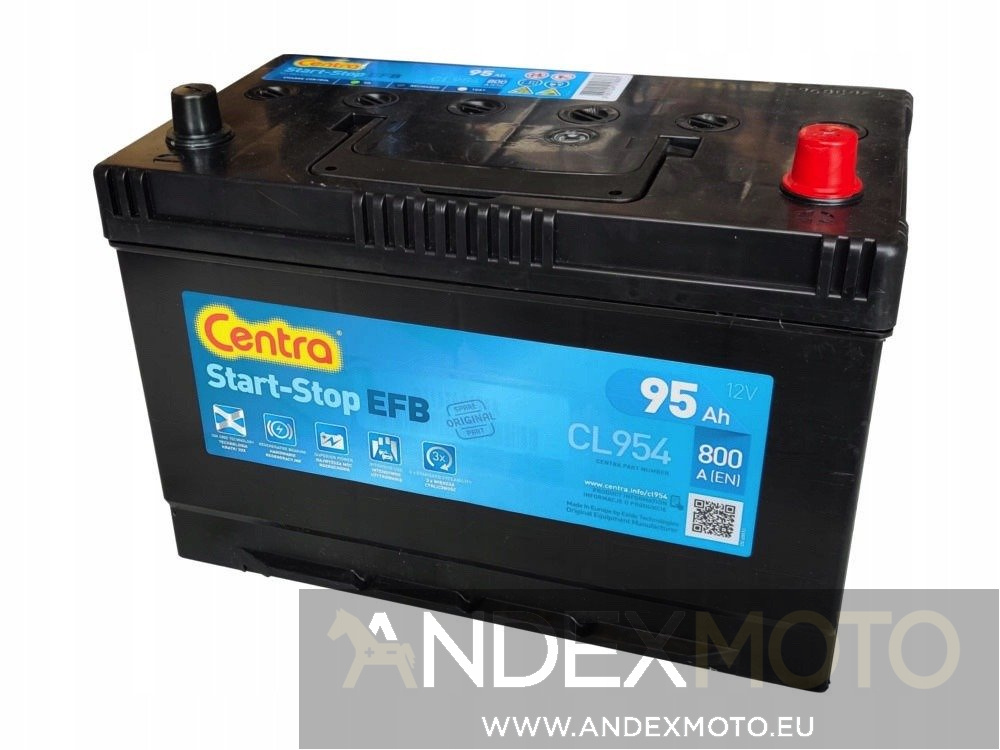Akumulator 12V  95Ah CENTRA START-STOP EFB CL954