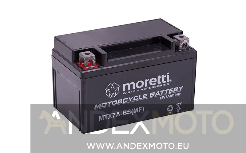 Akumulator AGM (Gel) GEL_MTX7A-BS 7 Ah  Moretti