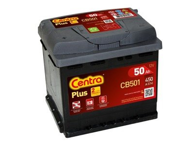 Akumulator 12V 50Ah CENTRA PLUS CB501 S3003