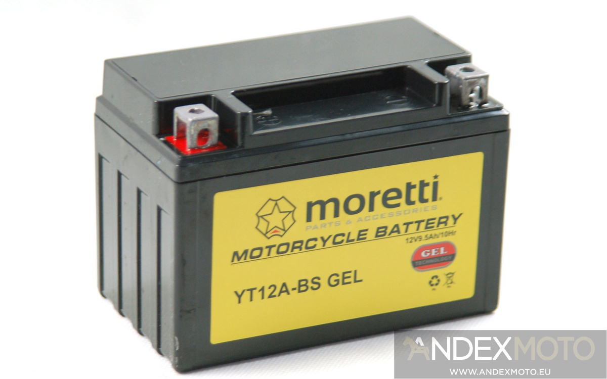 Akumulator AGM (Gel) MT12A-BS 9,5 Ah Moretti