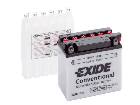 Battery 12V   7Ah 12N7-3B EXIDE