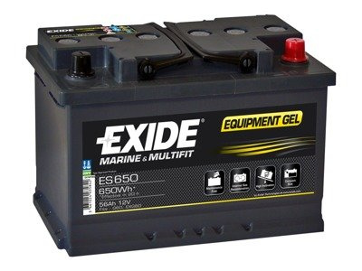 Battery 12V  56Ah EXIDE EQUIPMENT GEL ES650