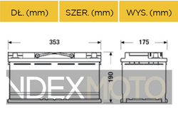 Akumulator 12V 90Ah CENTRA STANDARD CC900