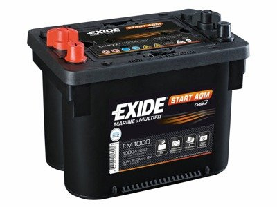 Akumulator 12V  50Ah EXIDE START AGM EM1000