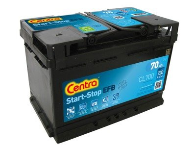Akumulator 12V  70Ah CENTRA START-STOP EFB CL700